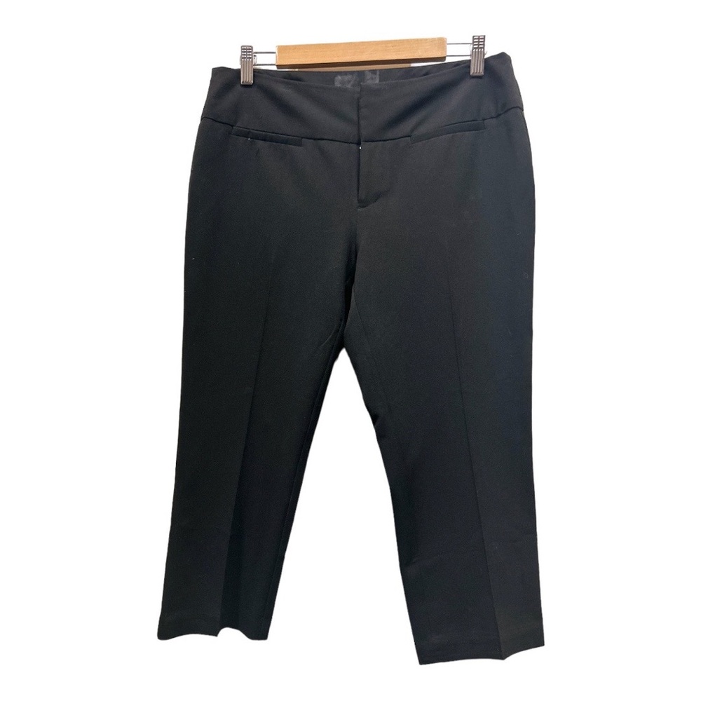 INC International Concept Black Dress Capri Crop Pants Size US 8P